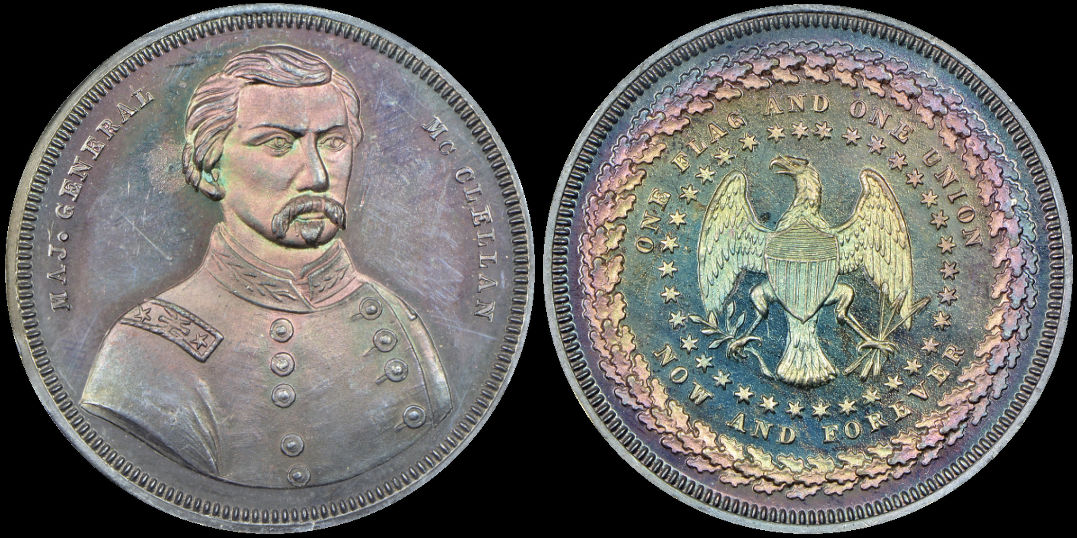 George McClellan Campaign token