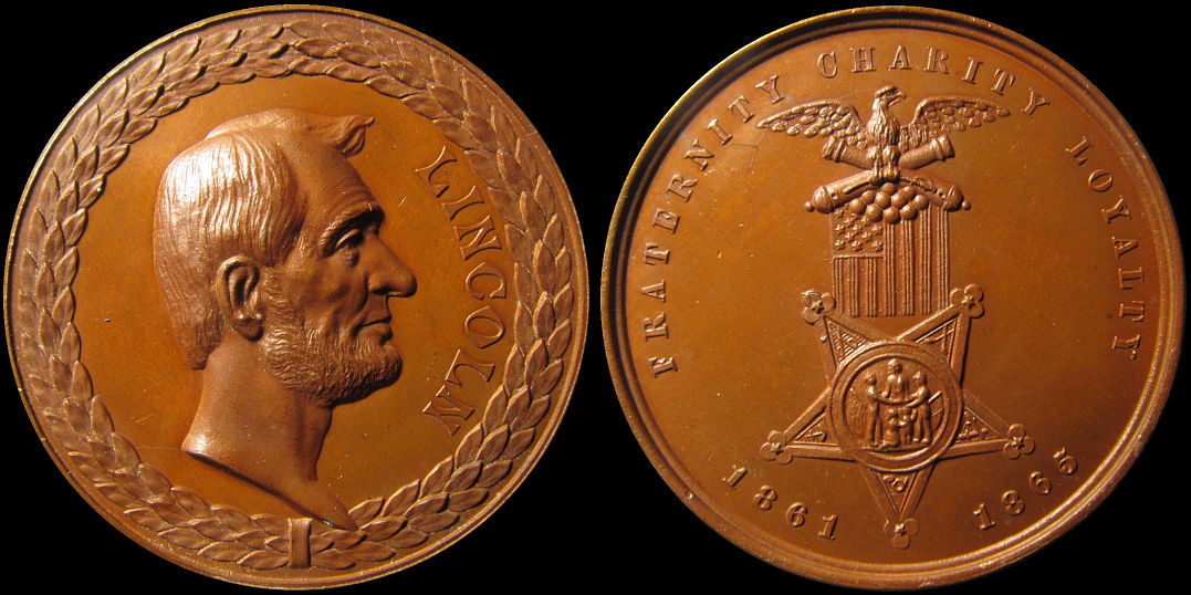 Lincoln Grand Army of the Republic 1861 1865 Medal