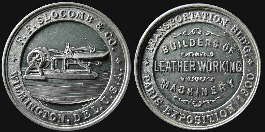 F.F. Slocomb & Company Wilmington Delaware Paris Exposition 1900 token