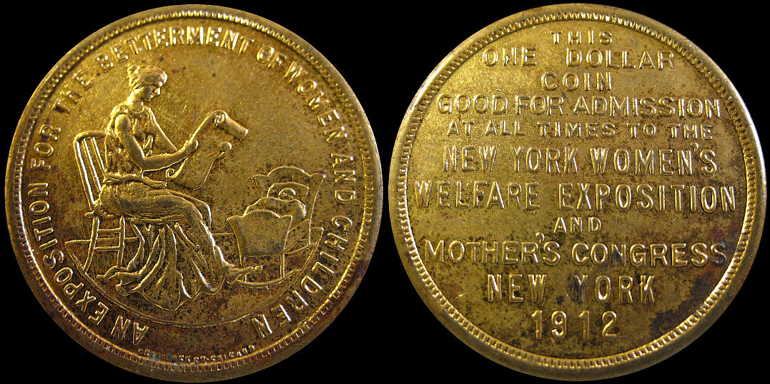 Exposition for the Betterment of Women and Children 1912 Medal