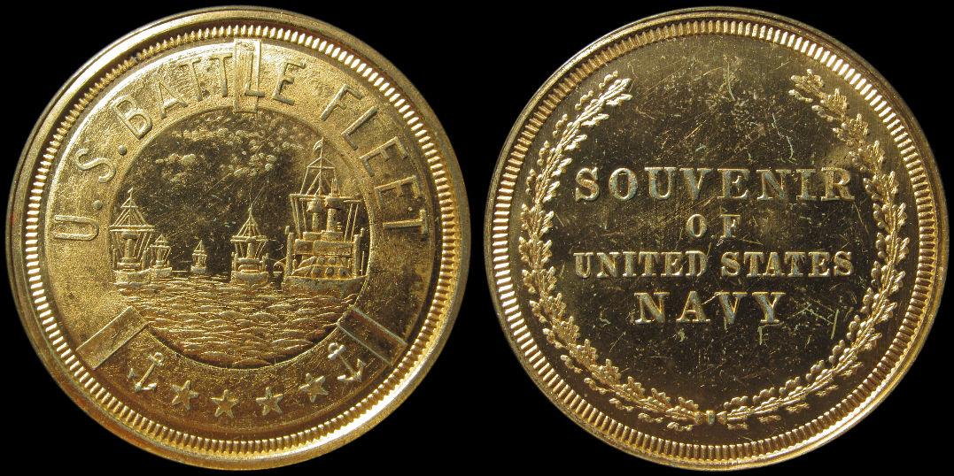 U.S. Battle Fleet at Olympic games 1932 Souvenir Navy Medal