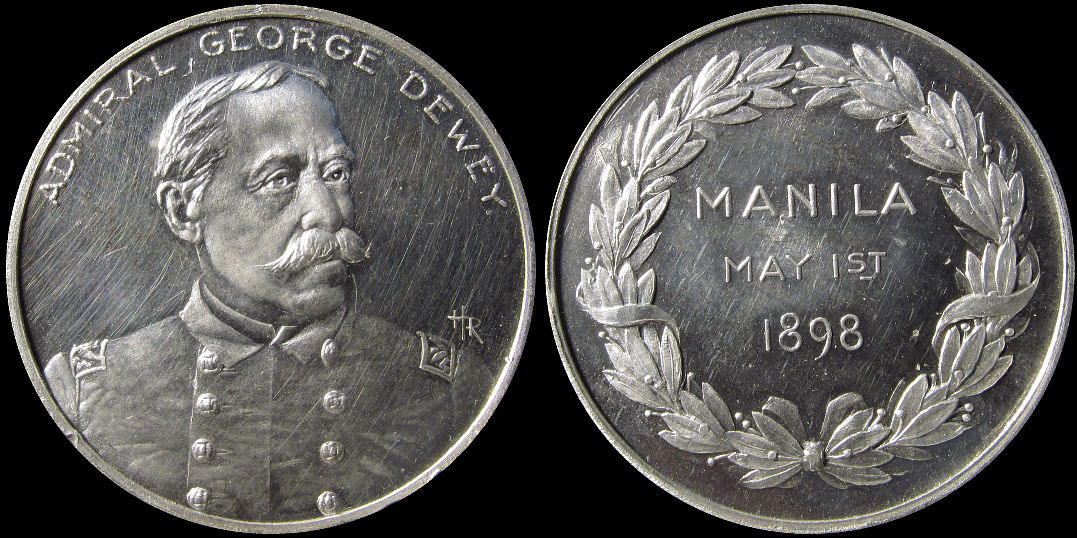 Admiral George Dewey Manila May 1st 1898 Medal