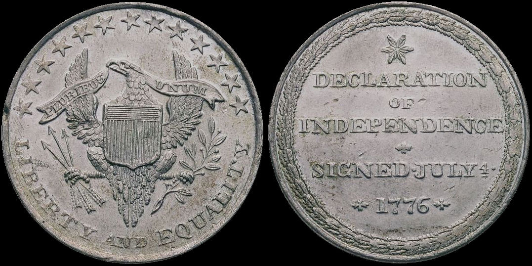 Liberty and Equality Declaration of Independence John Ford Medal