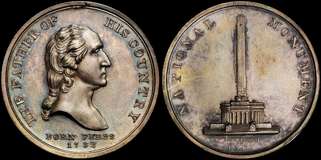 The Father of His Country Proposed National Monument Medal