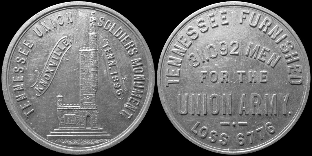 Tennessee Union Soldiers Monument Knoxville Furnished Men Medal