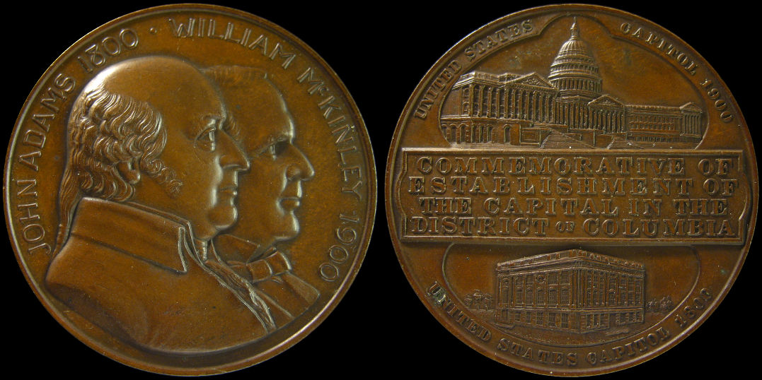 United States Capitol Commemoration Adams McKinley Medal